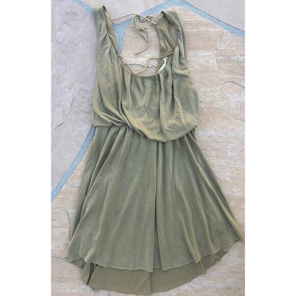 Free People Women’s Cupro True As Love Dress Size XS in Fatigue - Picture 3 of 7